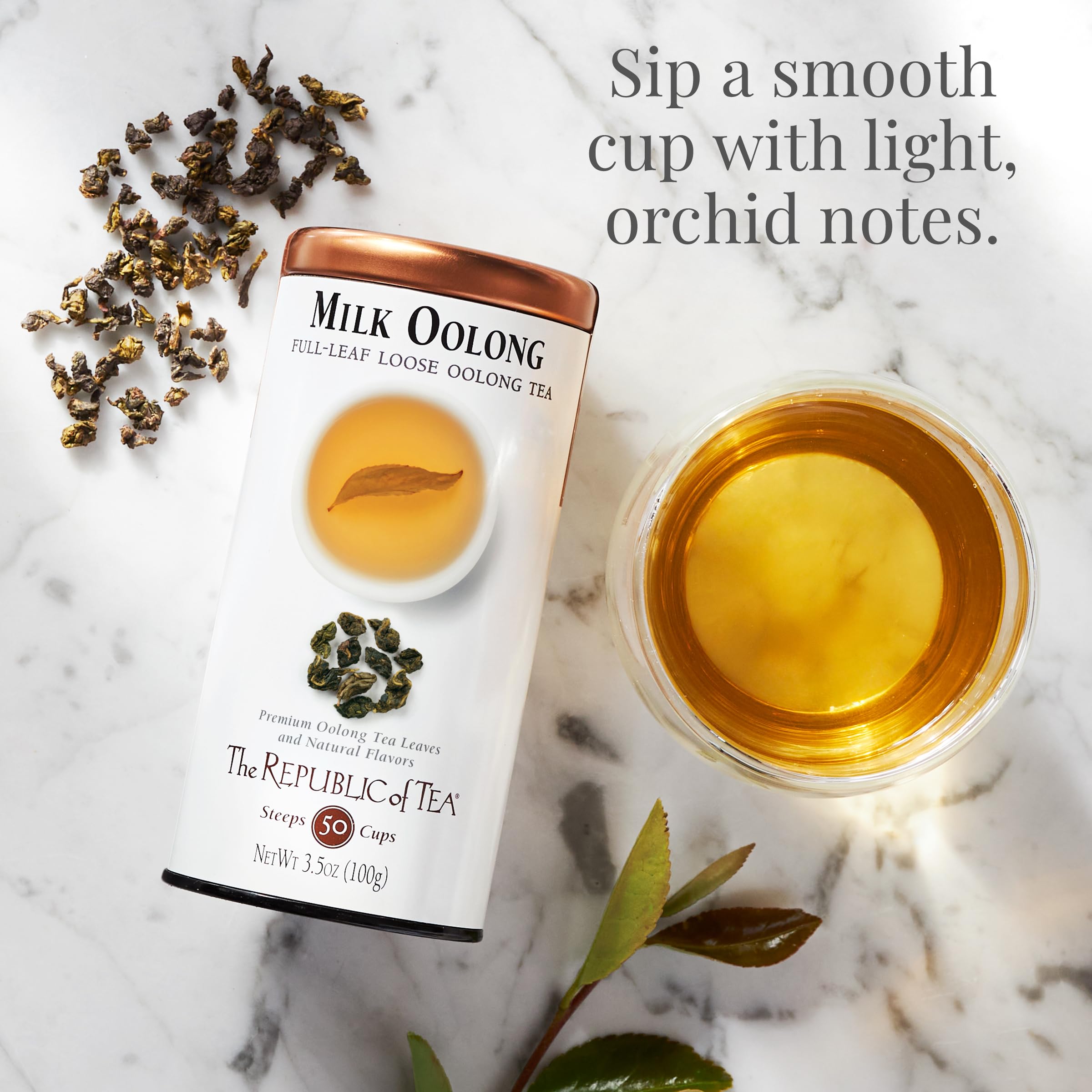Amazon.com : The Republic of Tea — Milk Oolong Full-Leaf Loose Tea